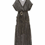 Mykonos Kısakol Kemerli Kaftan