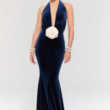 Alhambra Navy Gown Elbise