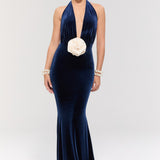 Alhambra Navy Gown Elbise