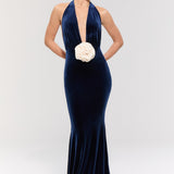 Alhambra Navy Gown Elbise