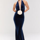 Alhambra Navy Gown Elbise