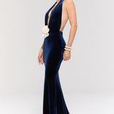 Alhambra Navy Gown Elbise