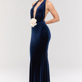 Alhambra Navy Gown Elbise