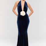 Alhambra Navy Gown Elbise