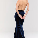 Alhambra Navy Gown Elbise