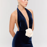 Alhambra Navy Gown Elbise
