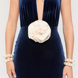 Alhambra Navy Gown Elbise
