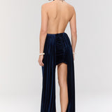 The Heiress Navy Elbise