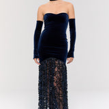 Amethyst Dynasty Gown Elbise