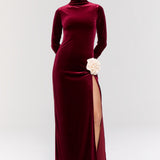 Queen’s Chamber Burgundy Elbise