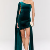 Empress Green Mini Elbise