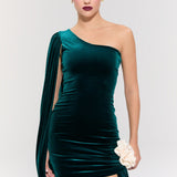Empress Green Mini Elbise