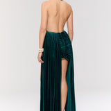 The Heiress Green Mini Elbise