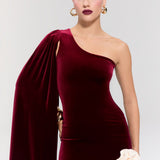 Empress Burgundy Elbise