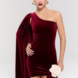 Empress Burgundy Elbise