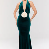 Alhambra Green Gown Elbise