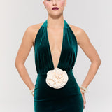Alhambra Green Gown Elbise