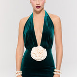 Alhambra Green Gown Elbise
