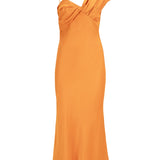 Silk Elbise Turuncu