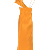 Silk Elbise Turuncu