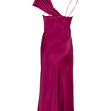Silk Elbise Fuşya