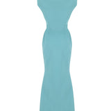Turquoise Elbise