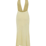 Alicia Butter Yellow Elbise