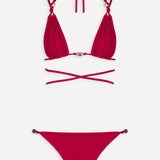 Apricate Burgundy Bikini