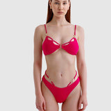 Raspberry Siren Bikini Set