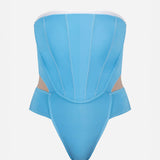 Sculpt Sky Blue Corset