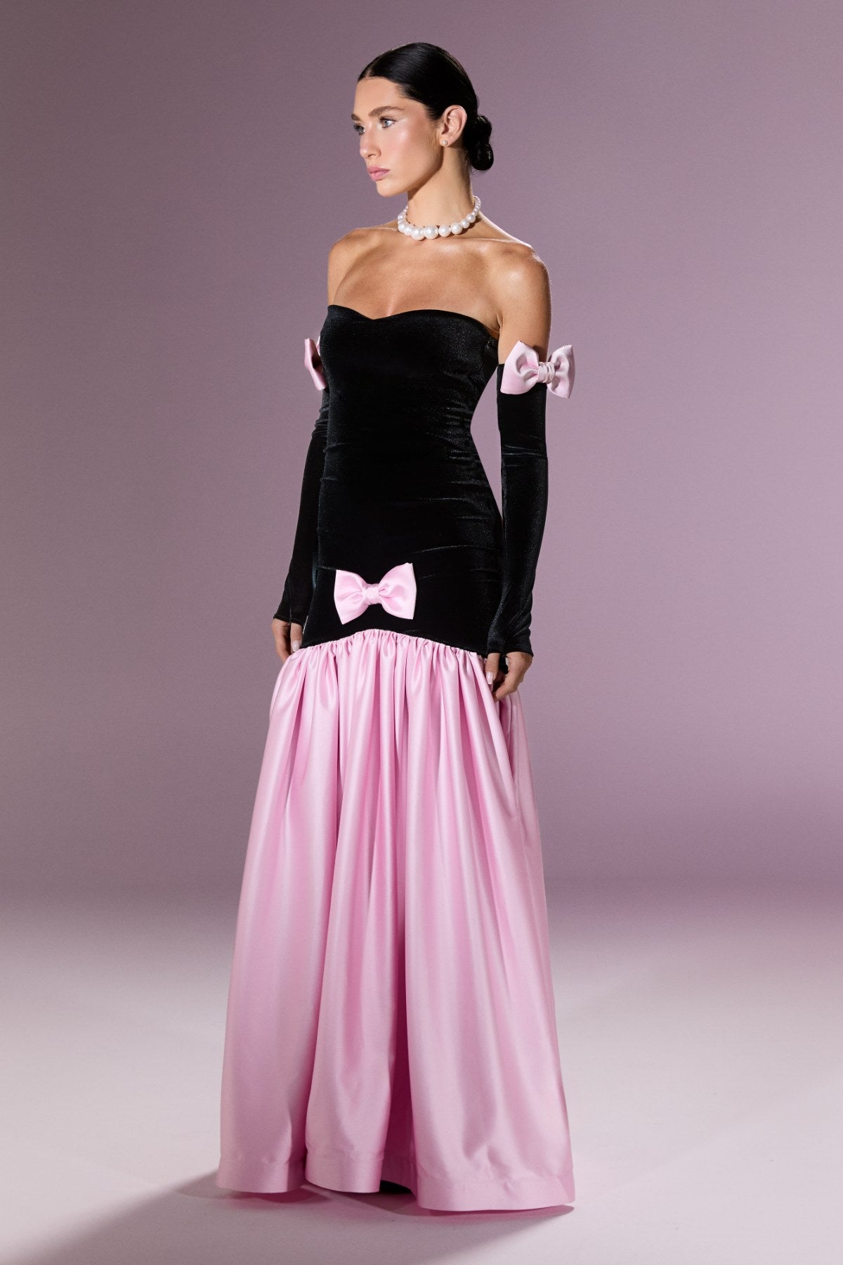 Marcelline Ribbon Gown Elbise - ÇOK RENKLİ - Nur Karaata
