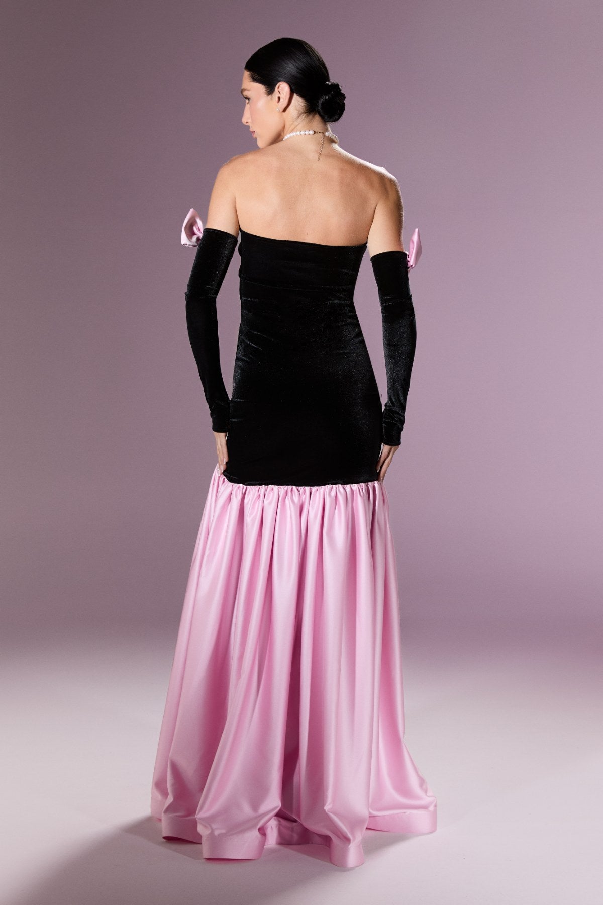 Marcelline Ribbon Gown Elbise - ÇOK RENKLİ - Nur Karaata