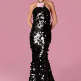 Rosalie Gown Elbise - Siyah - Nur Karaata