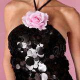 Rosalie Gown Elbise - Siyah - Nur Karaata