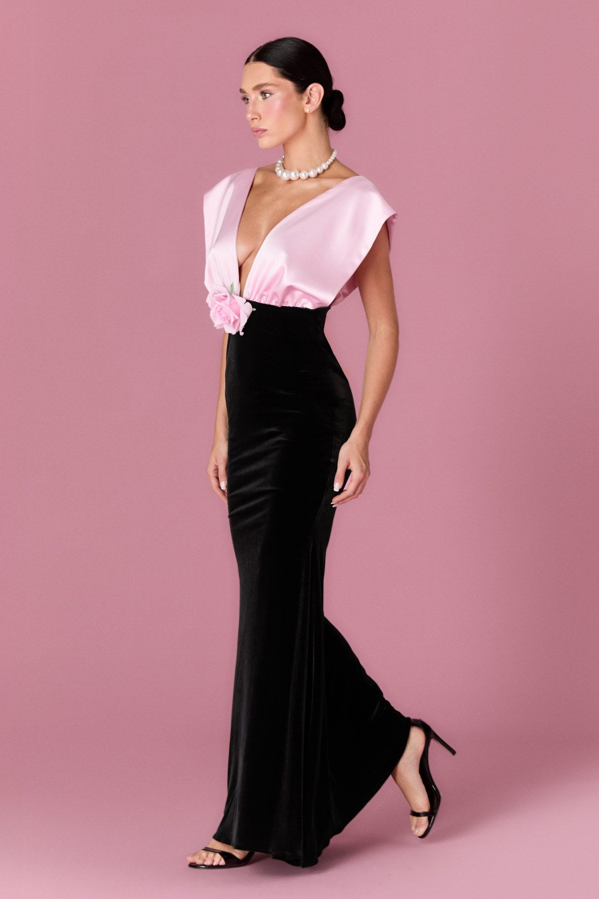 Midnight Grace Dress Elbise - ÇOK RENKLİ - Nur Karaata