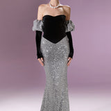 Alessia Gown Elbise - ÇOK RENKLİ - Nur Karaata