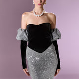Alessia Gown Elbise - ÇOK RENKLİ - Nur Karaata