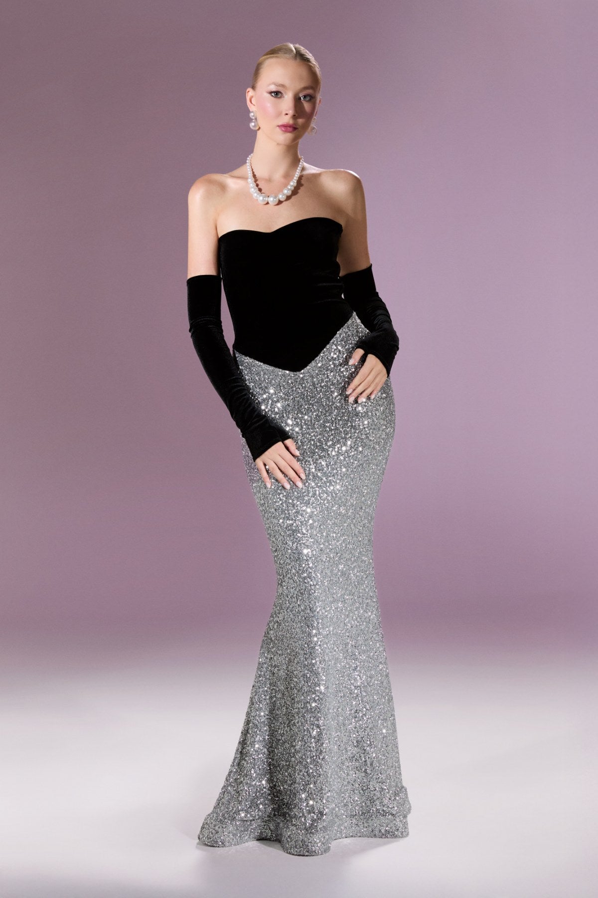 Splendour Icon Gown Elbise - ÇOK RENKLİ - Nur Karaata
