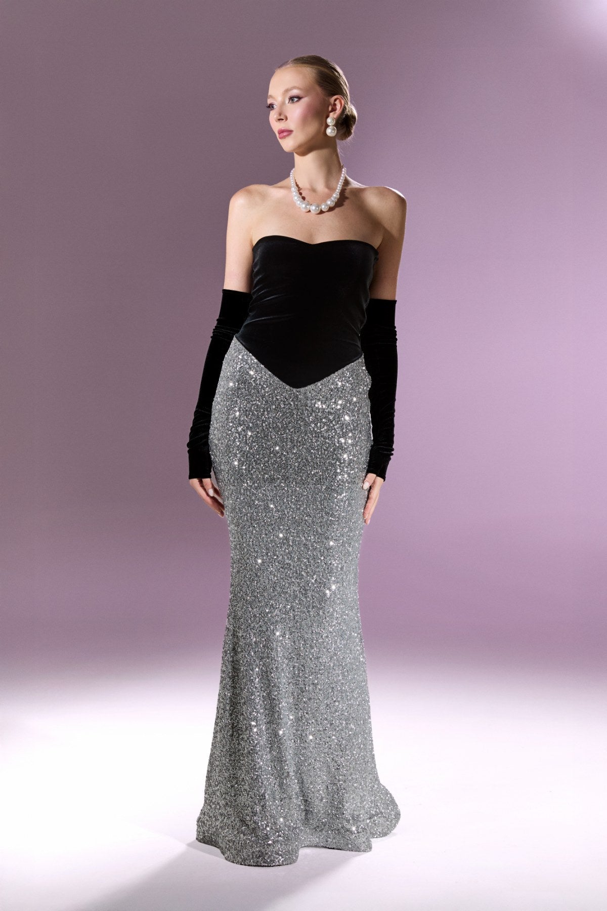 Splendour Icon Gown Elbise - ÇOK RENKLİ - Nur Karaata