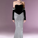 Pearl Affair Gown Elbise - ÇOK RENKLİ - Nur Karaata