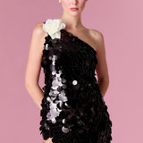 Giselle Minimax Dress Elbise - Siyah - Nur Karaata