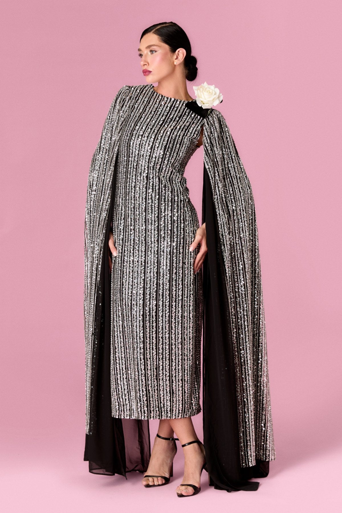 Isabelle Gown Elbise - ÇOK RENKLİ - Nur Karaata