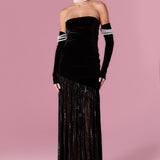 Starlight Gown Elbise - Siyah - Nur Karaata