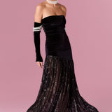 Starlight Gown Elbise - Siyah - Nur Karaata