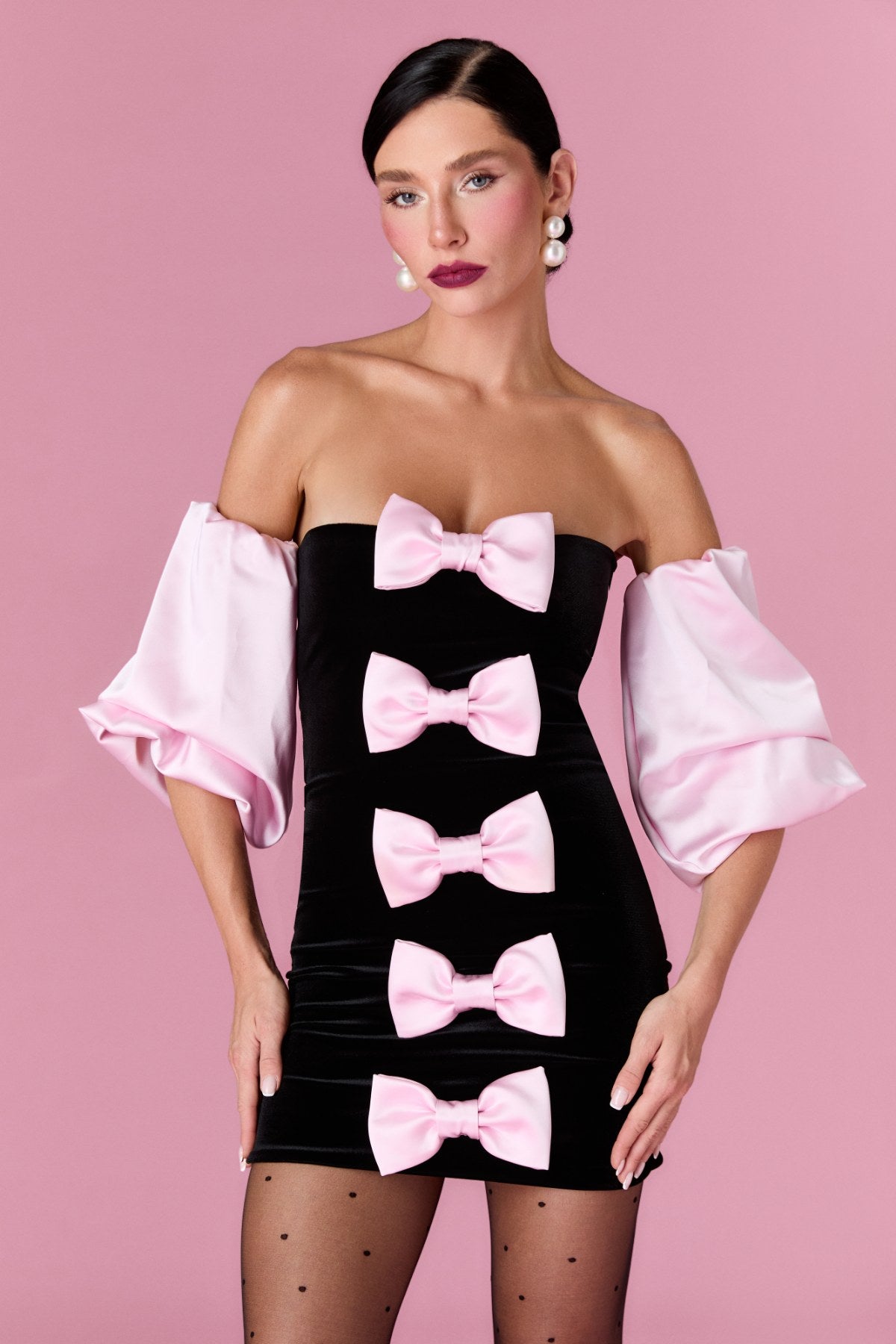 Silken Grace Dress Elbise - ÇOK RENKLİ - Nur Karaata