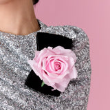 Camellia Dress Elbise - Gümüş - Nur Karaata