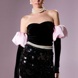 Selena Skirt & Top Set Elbise - ÇOK RENKLİ - Nur Karaata