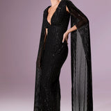 Giovanna Gown Elbise - Siyah - Nur Karaata