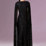 Giovanna Gown Elbise - Siyah - Nur Karaata