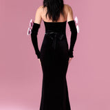Velvet Grace Dress Elbise - ÇOK RENKLİ - Nur Karaata